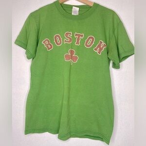 Green Boston ☘️ Tee Shirt Delta Magnum Weight